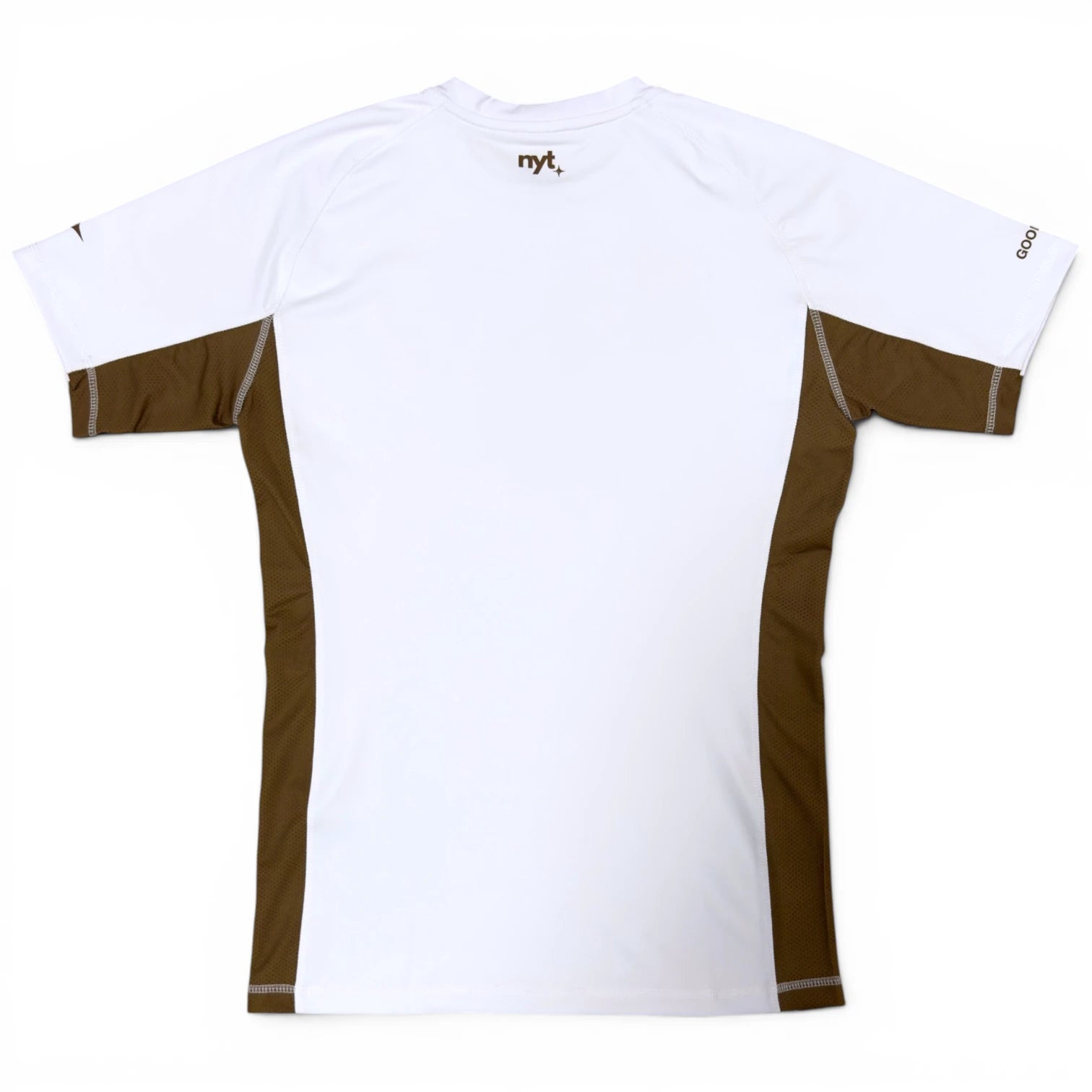 NYT Staple Series Short Sleeve Rashguard White/Sand