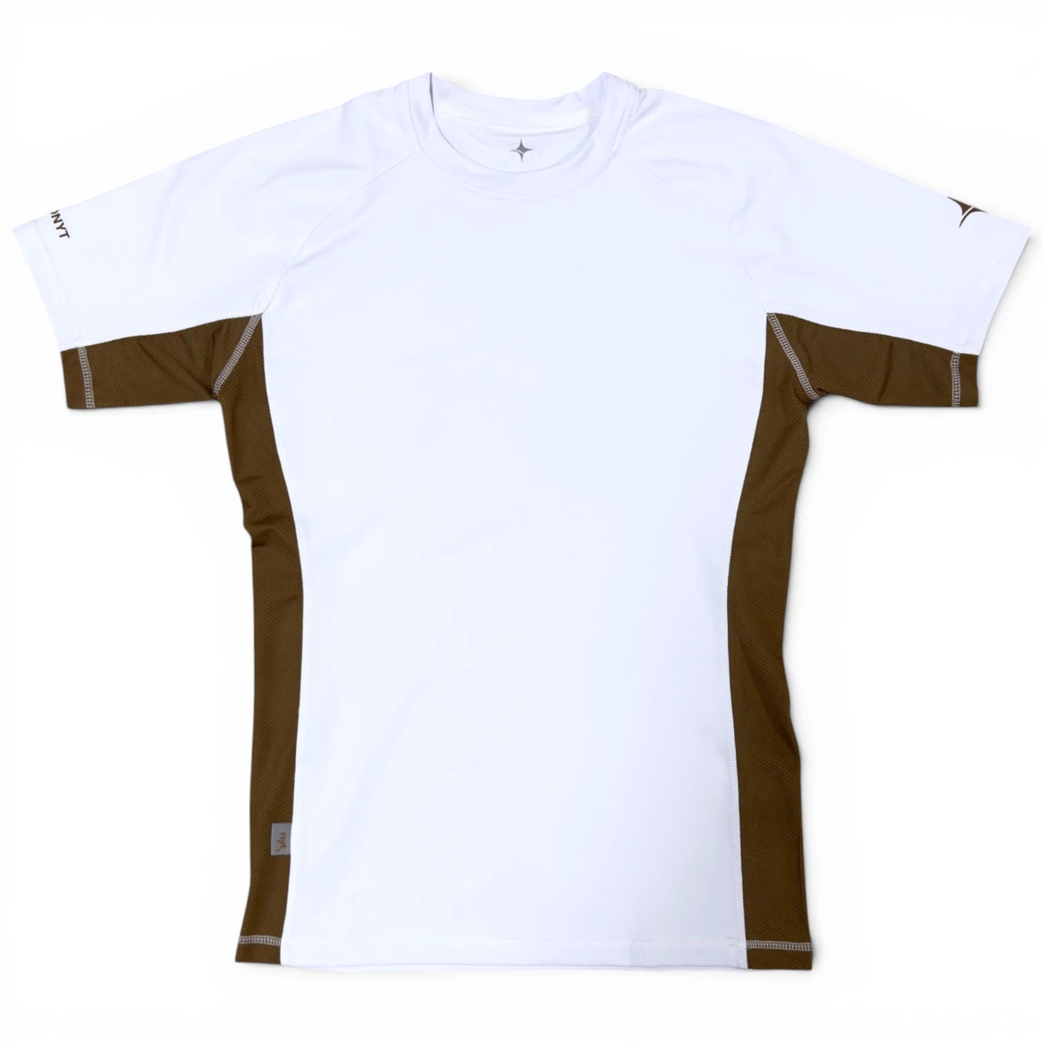 NYT Staple Series Short Sleeve Rashguard White/Sand