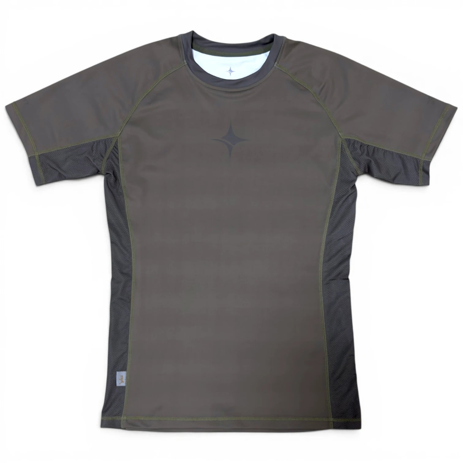 NYT Staple Series Short Sleeve Rashguard Khaki/Ash