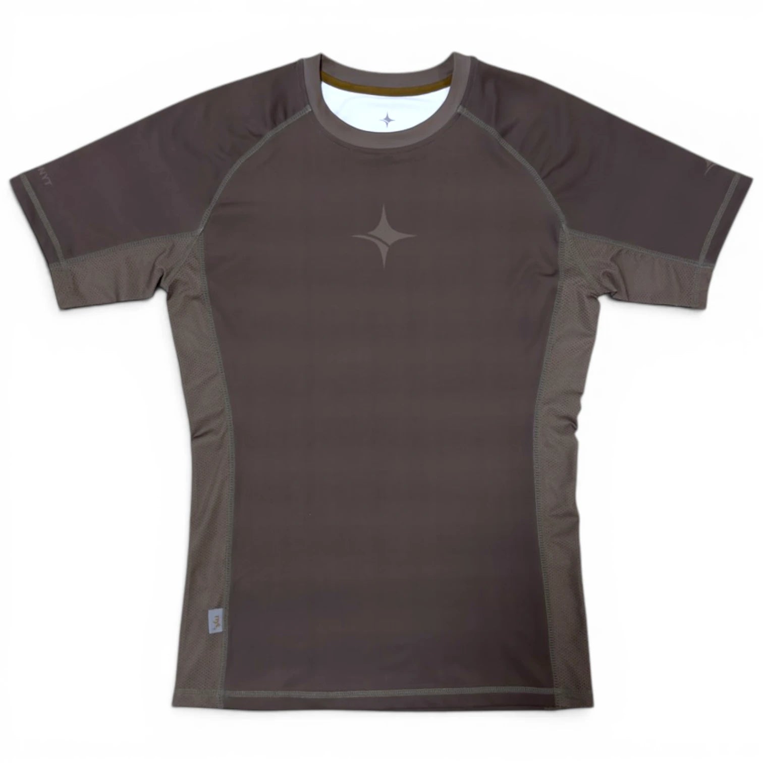 NYT Staple Series Short Sleeve Rashguard Ash/Khaki
