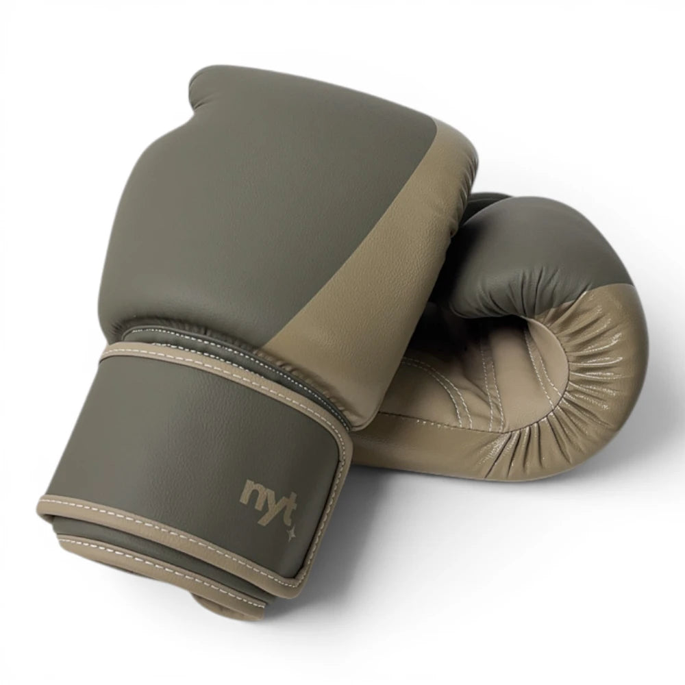 NYT Muay Thai Boxing Gloves Smoke/Sand