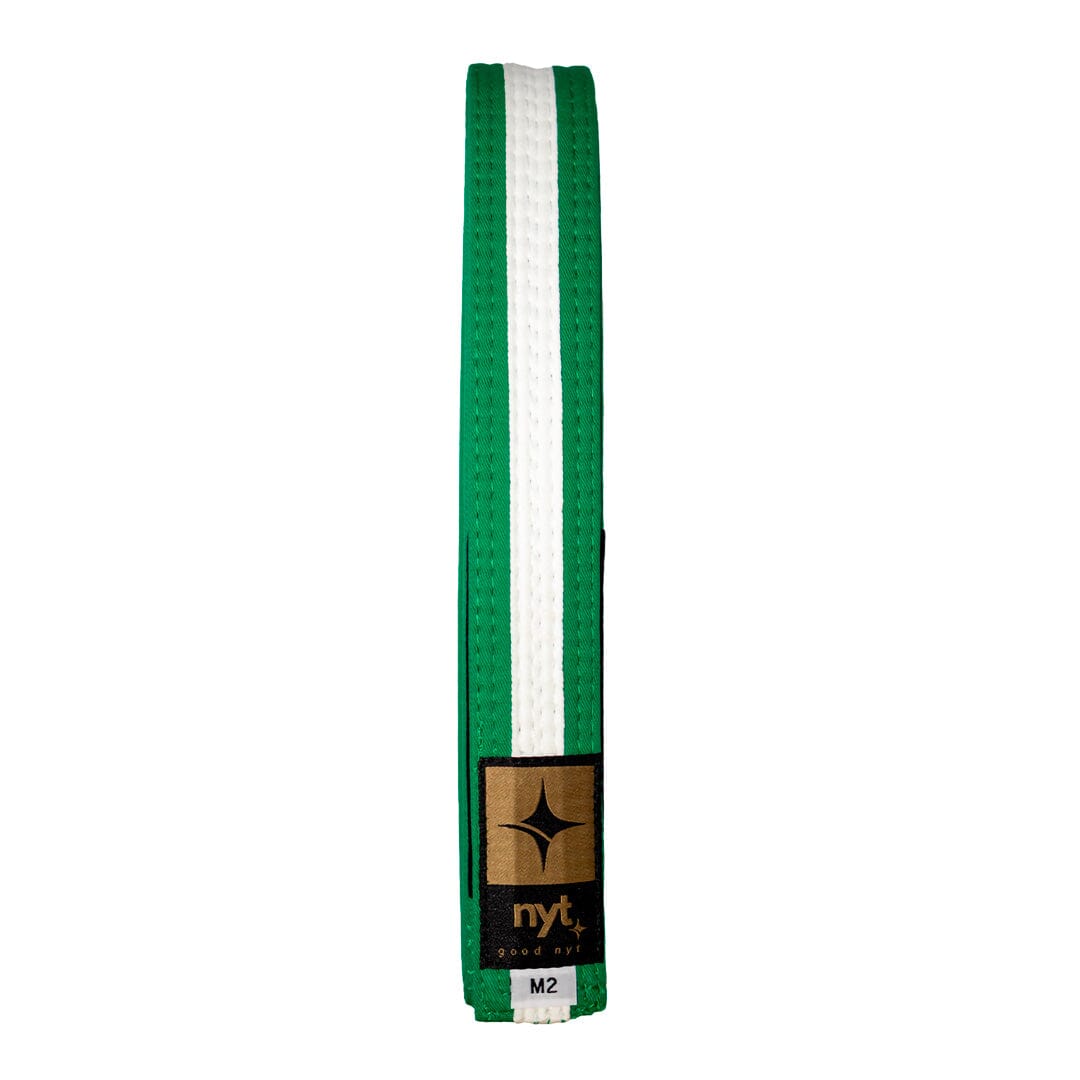 NYT Youth BJJ Gi Belt Green/White