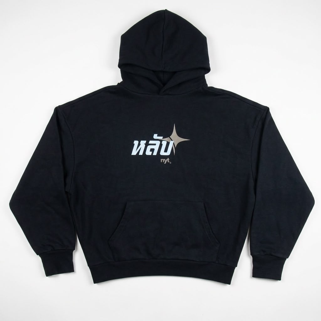 Sakyant Box Hoodie - Black