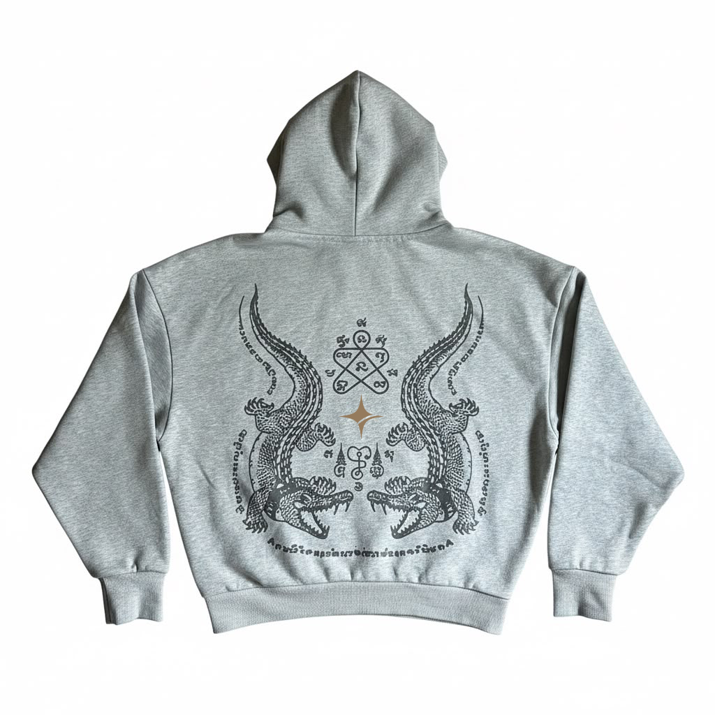 Sakyant Box Hoodie - Grey