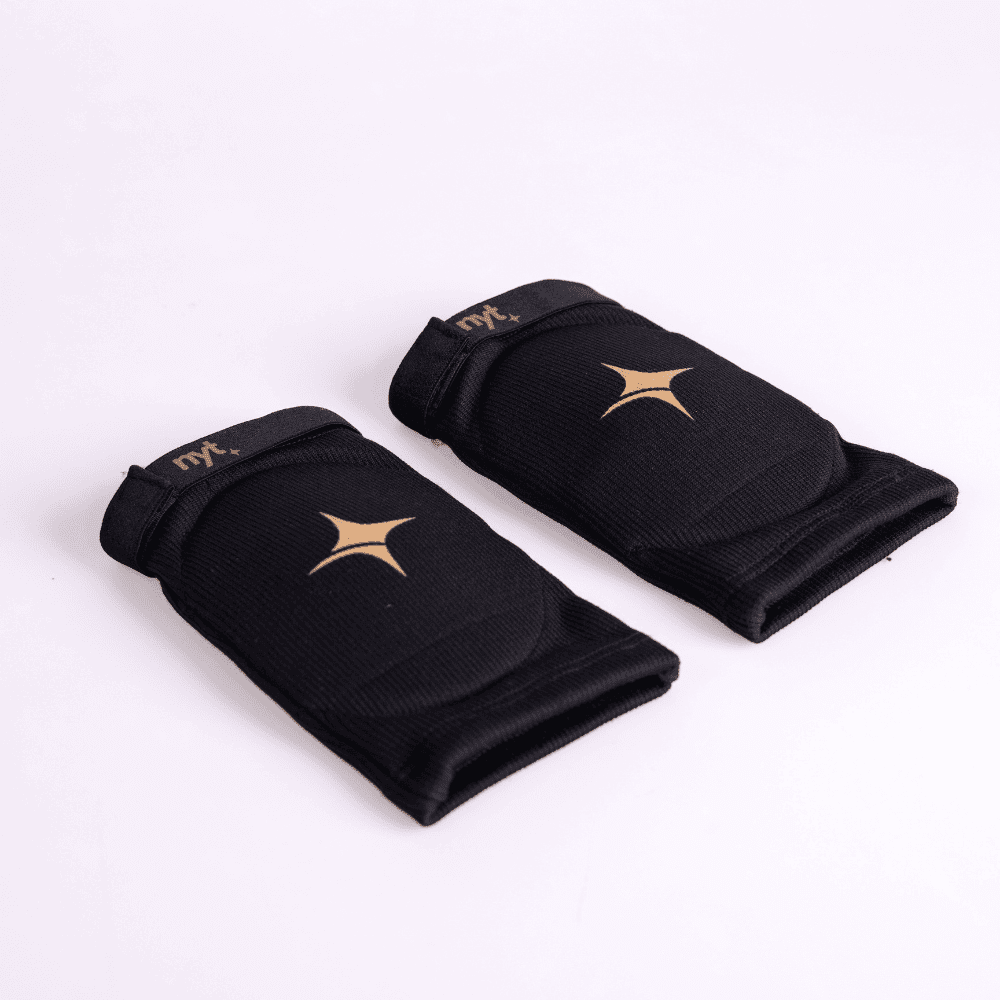 NYT Muay Thai Elbow Pads Elbow Pads NYT Black/Sand 